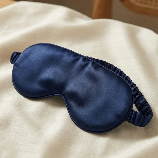 100% Silk Sleep Mask "Gentle Sapphire"