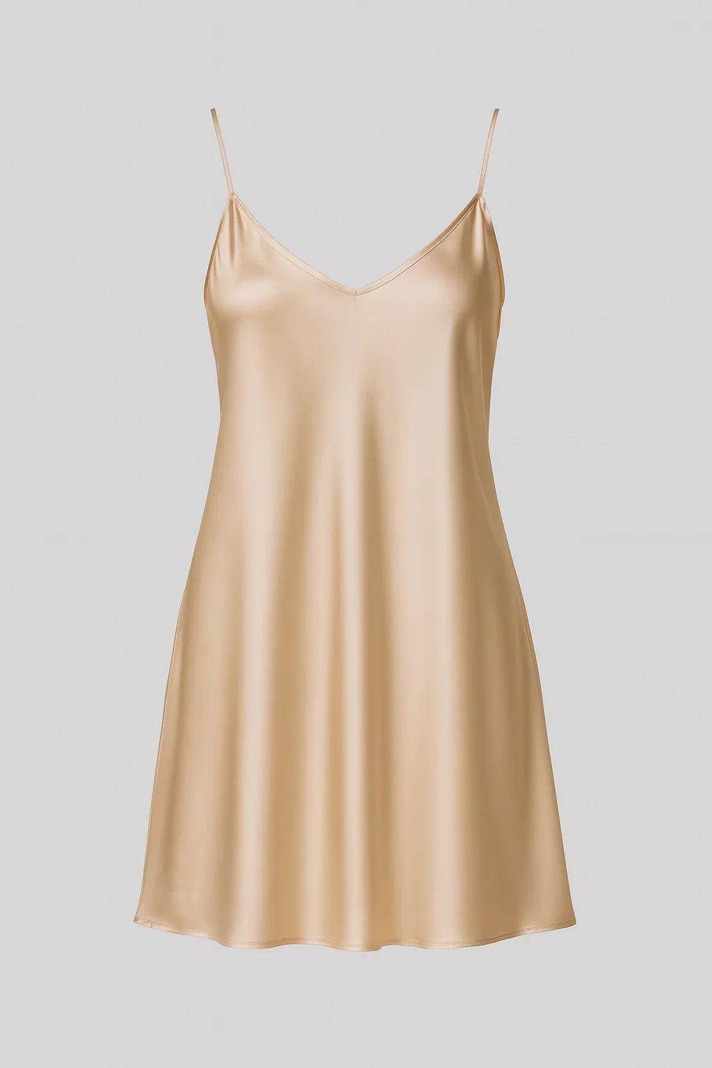 Silk nightgown "Champagne"