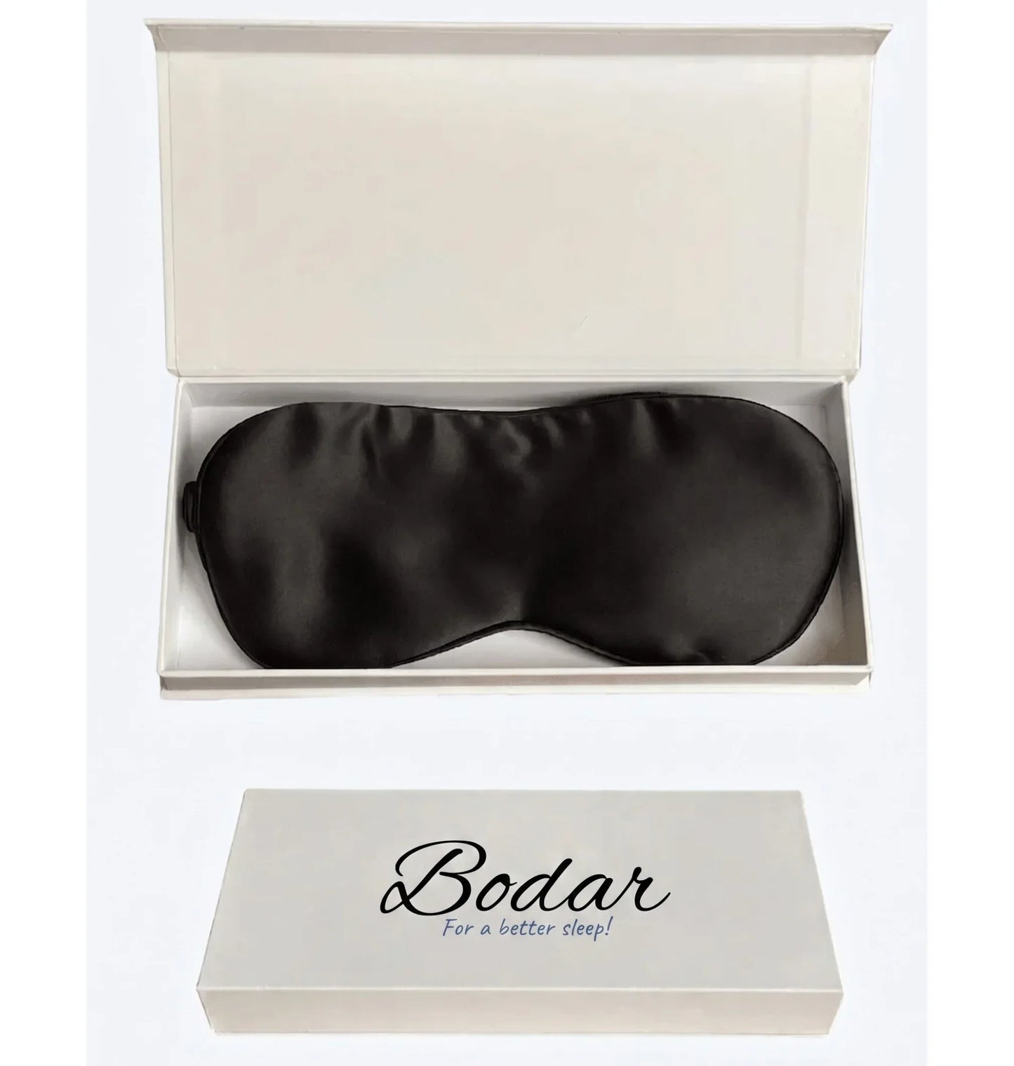 Midnight Black 100% Silk Sleep Mask