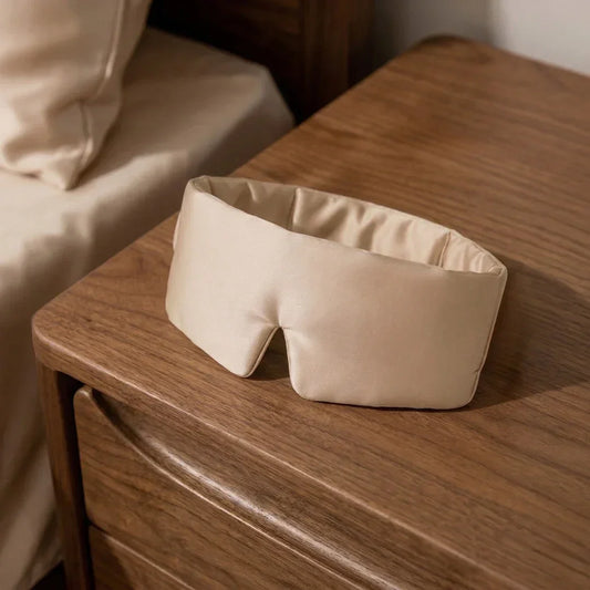 Silk Sleep Mask (Large) - "Champagne"